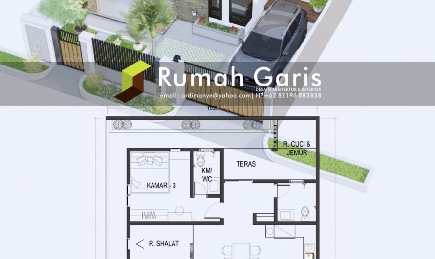 denah rumah minimalis