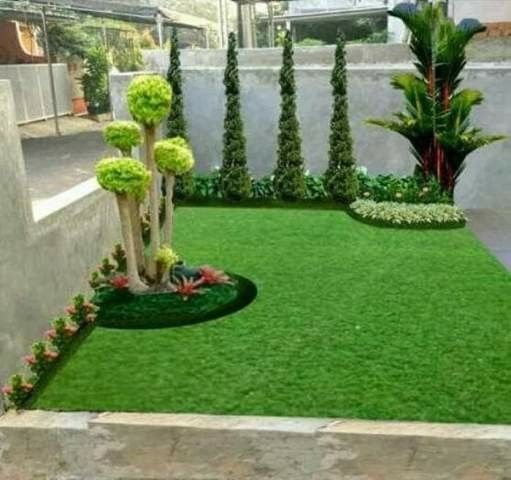 desain taman depan rumah